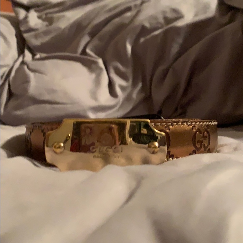 Women’s Rose Gold Gucci Belt Fits Waists 27-31
